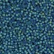 Miyuki rocailles Perlen 11/0 - Fancy lined aqua green 11-3743